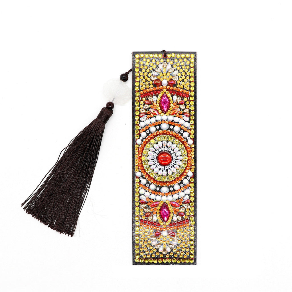 DIY Diamond Painting Bookmark | Mandala Flower - Hibah-Diamond painting art studio