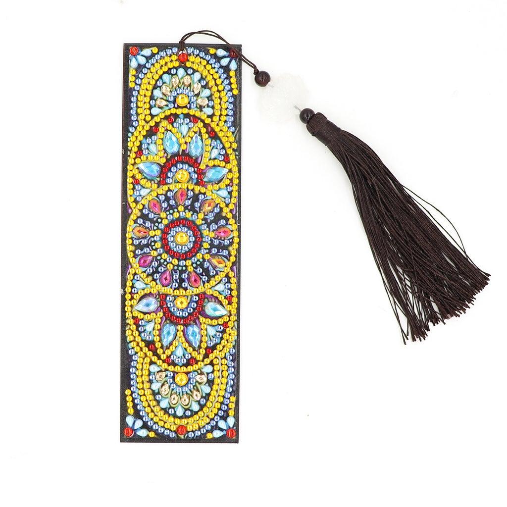 DIY Diamond Painting Bookmark | Mandala Flower - Hibah-Diamond painting art studio