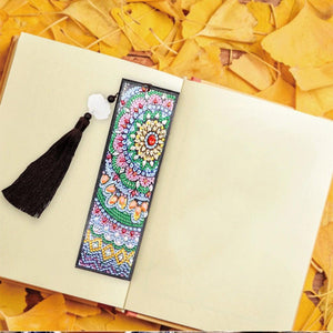 DIY Diamond Painting Bookmark | Mandala Flower - Hibah-Diamond painting art studio