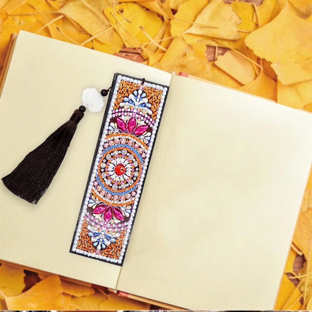 DIY Diamond Painting Bookmark | Mandala Flower - Hibah-Diamond painting art studio