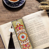 DIY Diamond Painting Bookmark | Mandala Flower - Hibah-Diamond painting art studio