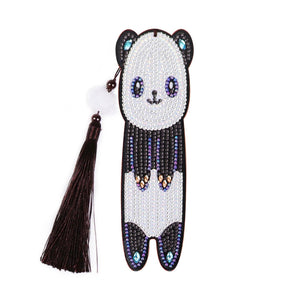 DIY Diamond Painting Bookmark | Panda - Hibah-Diamond painting art studio