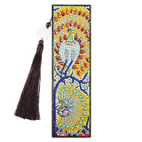 DIY Diamond Painting Bookmark | Peacock - Hibah-Diamond painting art studio