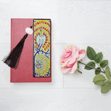 DIY Diamond Painting Bookmark | Peacock - Hibah-Diamond painting art studio