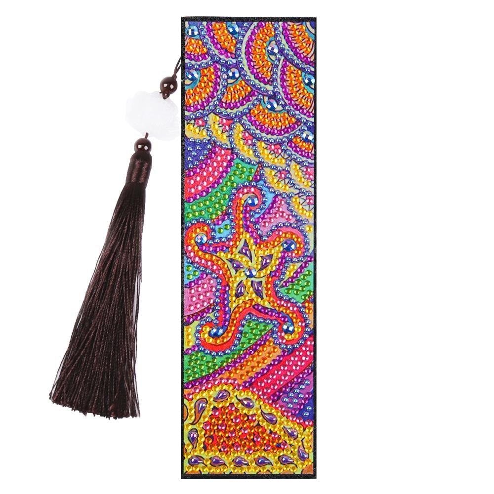 DIY Diamond Painting Bookmark | Star - Hibah-Diamond painting art studio