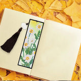 DIY Diamond Painting Bookmark | White daisies - Hibah-Diamond painting art studio