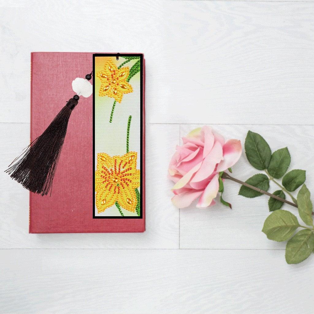DIY Diamond Painting Bookmark | Yellow flower - Hibah-Diamond painting art studio