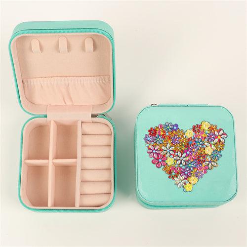 DIY Diamond Painting Jewelry Box - Heart