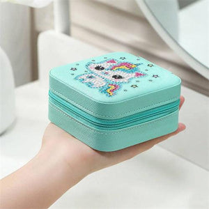 DIY Diamond Painting Jewelry Box - Unicorn