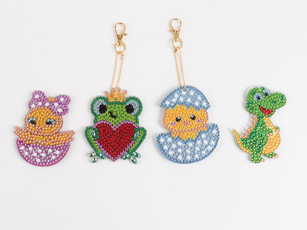 DIY Diamond Painting keychain | Animal - Hibah-Diamond painting art studio