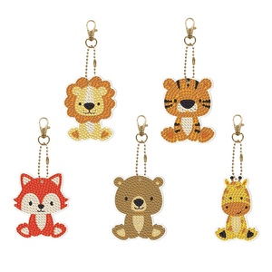 DIY Diamond Painting Keychain - animal