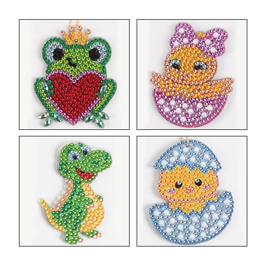 DIY Diamond Painting keychain | Animal - Hibah-Diamond painting art studio