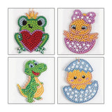 DIY Diamond Painting keychain | Animal - Hibah-Diamond painting art studio