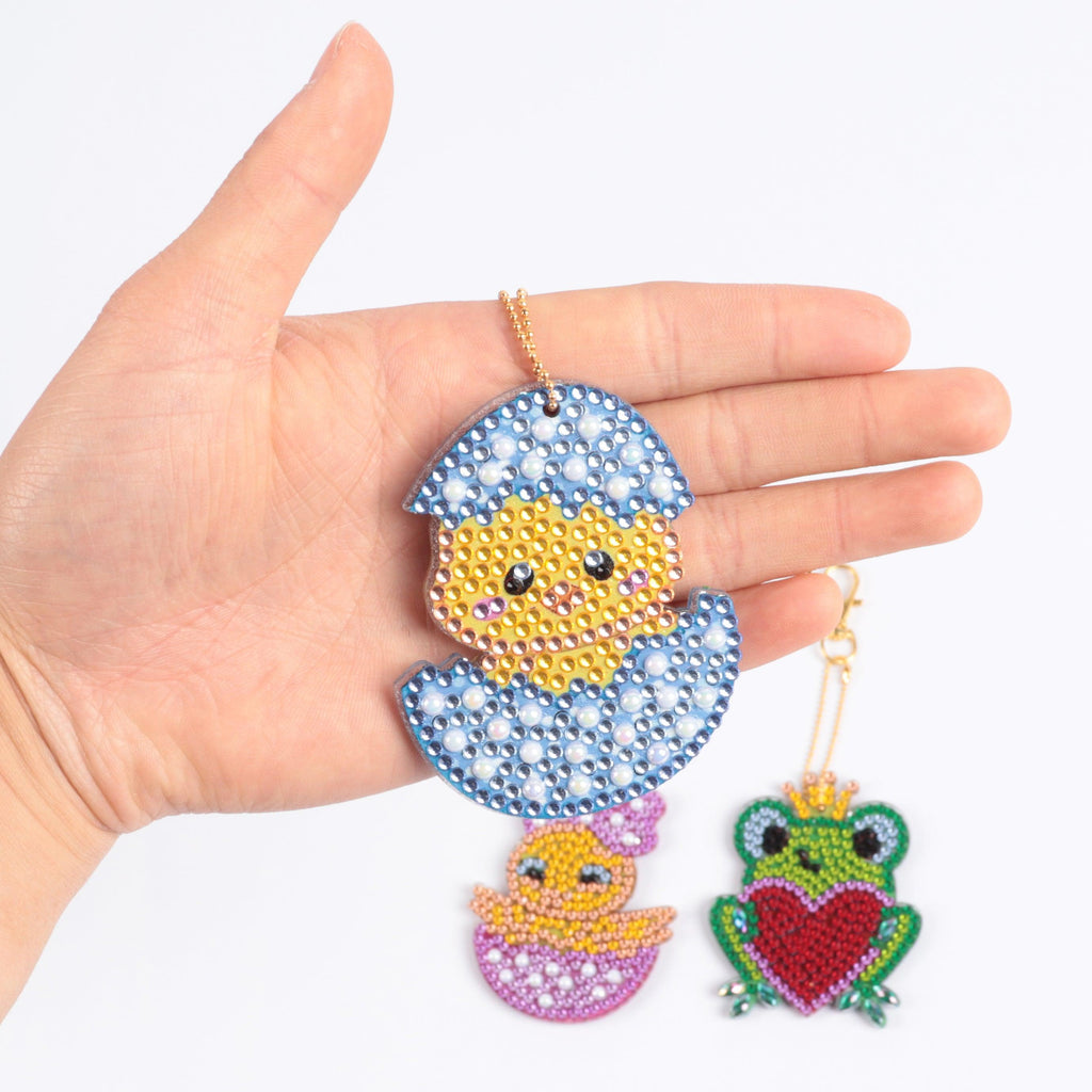 DIY Diamond Painting keychain | Animal - Hibah-Diamond painting art studio