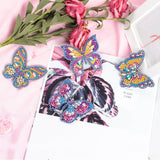 DIY Diamond Painting Keychain | Butterfly - Hibah-Diamond painting art studio