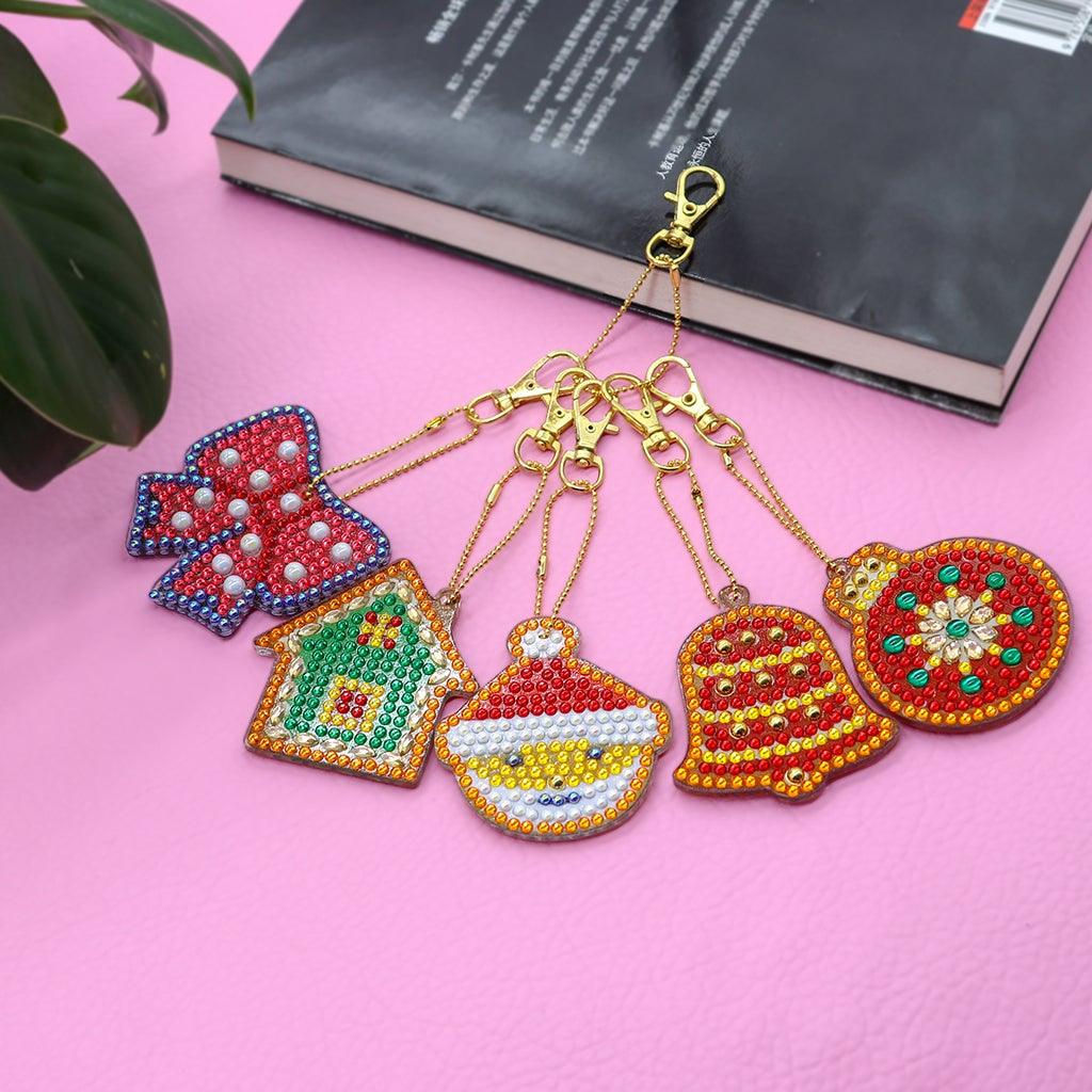 DIY Diamond Painting keychain | Christmas - Hibah-Diamond painting art studio