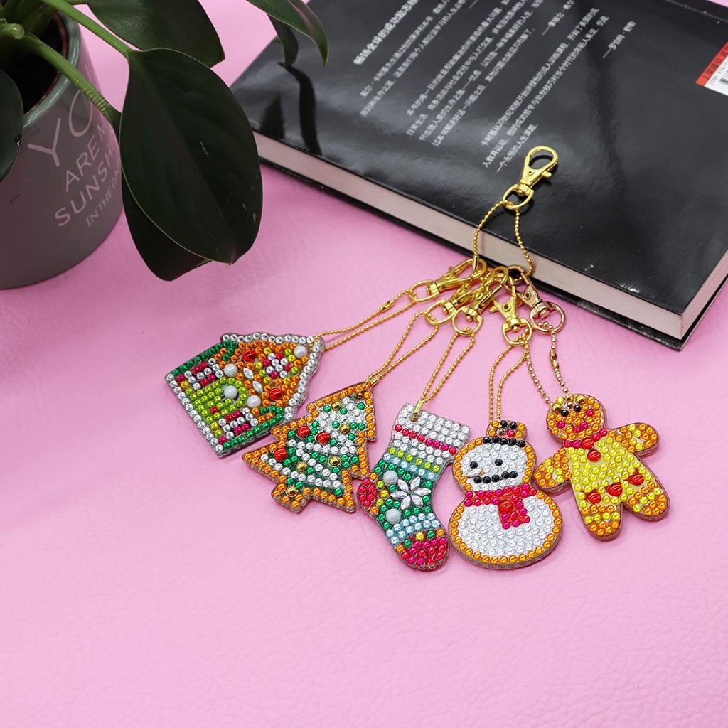 DIY Diamond Painting keychain | Christmas - Hibah-Diamond painting art studio