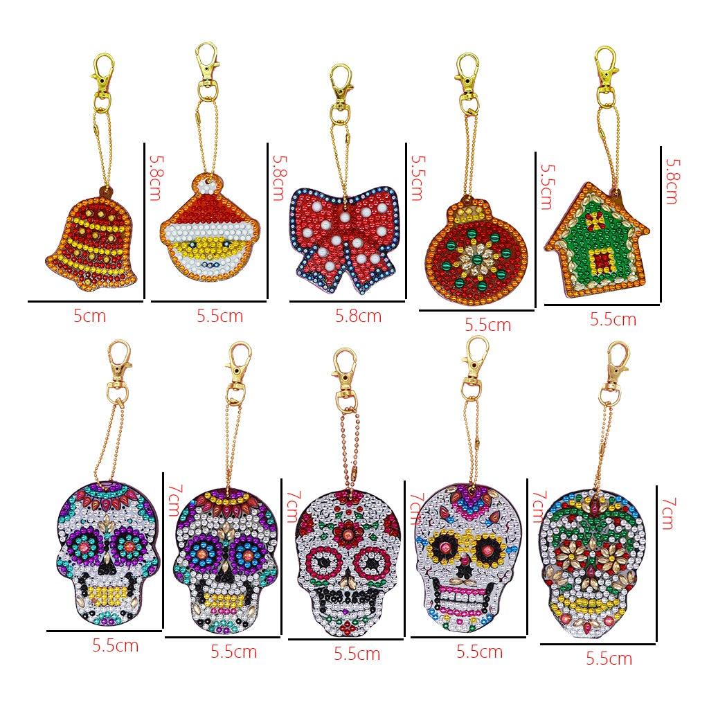 DIY Diamond Painting keychain | Christmas - Hibah-Diamond painting art studio