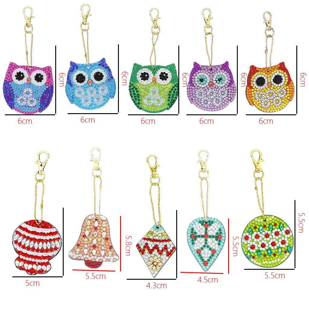 DIY Diamond Painting keychain | Christmas - Hibah-Diamond painting art studio
