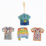 DIY Diamond Painting Keychain - Clothes