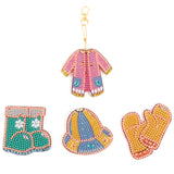 DIY Diamond Painting Keychain - Clothing