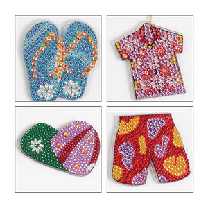 DIY Diamond Painting Keychain | Clothing - Hibah-Diamond painting art studio