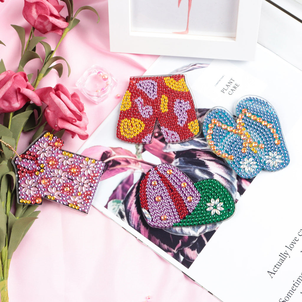 DIY Diamond Painting Keychain | Clothing - Hibah-Diamond painting art studio