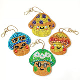 DIY Diamond Painting Keychain - Cute mushroom
