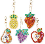 DIY Diamond Painting Keychain - Fruit