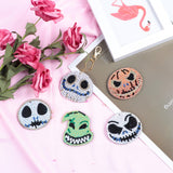 DIY Diamond Painting keychain - Halloween Skull