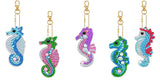 DIY Diamond Painting Keychain - Hippocampus