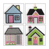 DIY Diamond Painting Keychain | House - Hibah-Diamond painting art studio