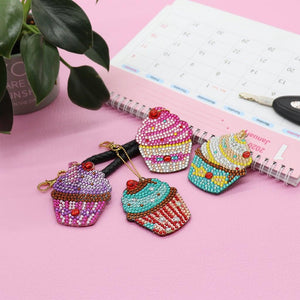 DIY Diamond Painting keychain | Ice creams - Hibah-Diamond painting art studio