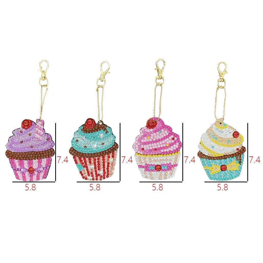 DIY Diamond Painting keychain | Ice creams - Hibah-Diamond painting art studio