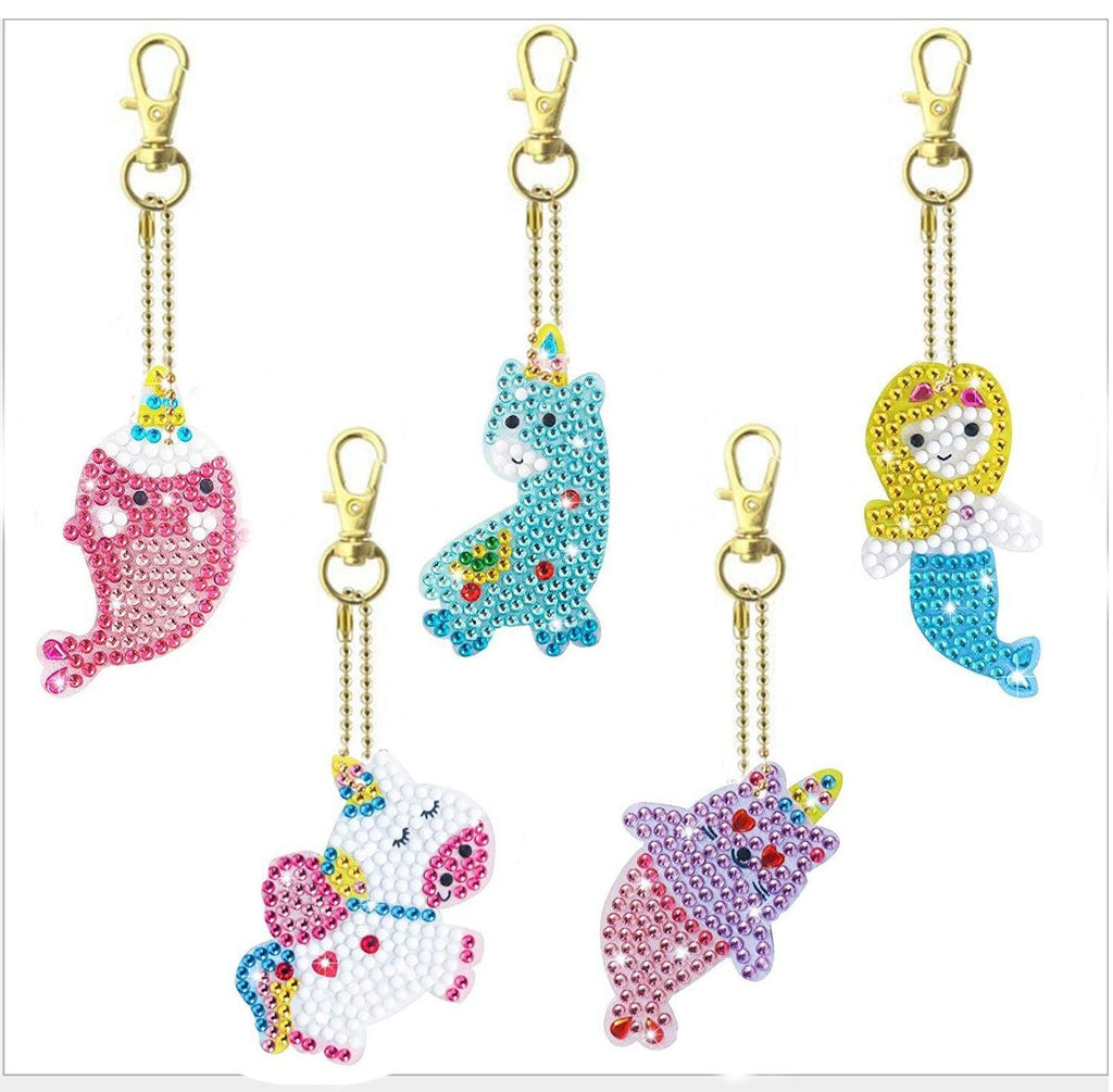 DIY Diamond Painting Keychain - Lovely animals - Hibah-Diamond painting art studio