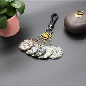 DIY Diamond Painting keychain | Mandala - Hibah-Diamond painting art studio