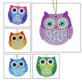 DIY Diamond Painting keychain | Owls - Hibah-Diamond painting art studio