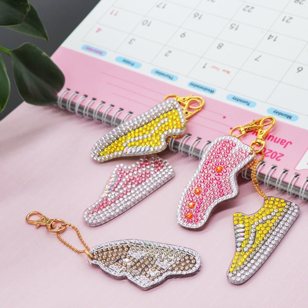 DIY Diamond Painting keychain | Shoes - Hibah-Diamond painting art studio