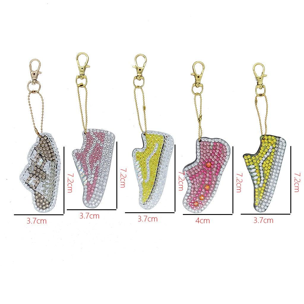 DIY Diamond Painting keychain | Shoes - Hibah-Diamond painting art studio