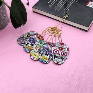 DIY Diamond Painting keychain | Skulls - Hibah-Diamond painting art studio