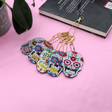 DIY Diamond Painting keychain - Skulls