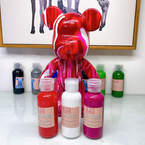 Fluid painting Popobe bear