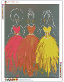 Full Diamond Painting kit - Beautiful girls