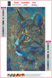 Full Diamond Painting kit - Cat