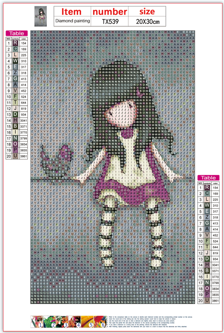 Full Diamond Painting kit - Gorjuss girl - my secret place