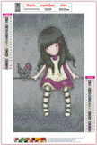 Full Diamond Painting kit - Gorjuss girl - my secret place
