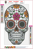 Full Diamond Painting kit - Skull