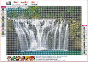 Full Diamond Painting kit - Beautiful waterfall