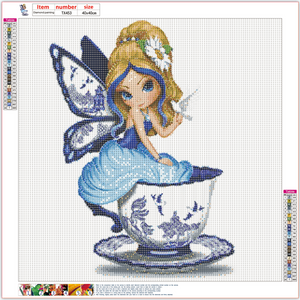 Full Diamond Painting kit - Pretty little elf