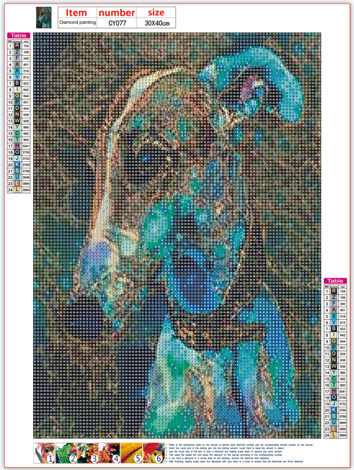 Full Diamond Painting kit - dog